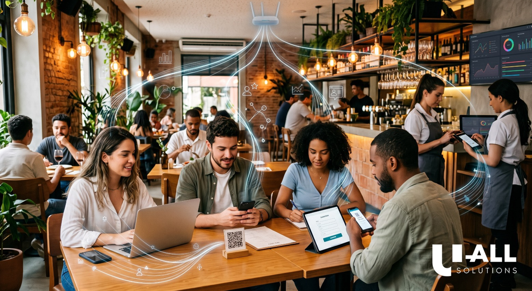Grupo de pessoas sentadas ao redor de uma mesa de restaurante

O conteúdo gerado por IA pode estar incorreto.